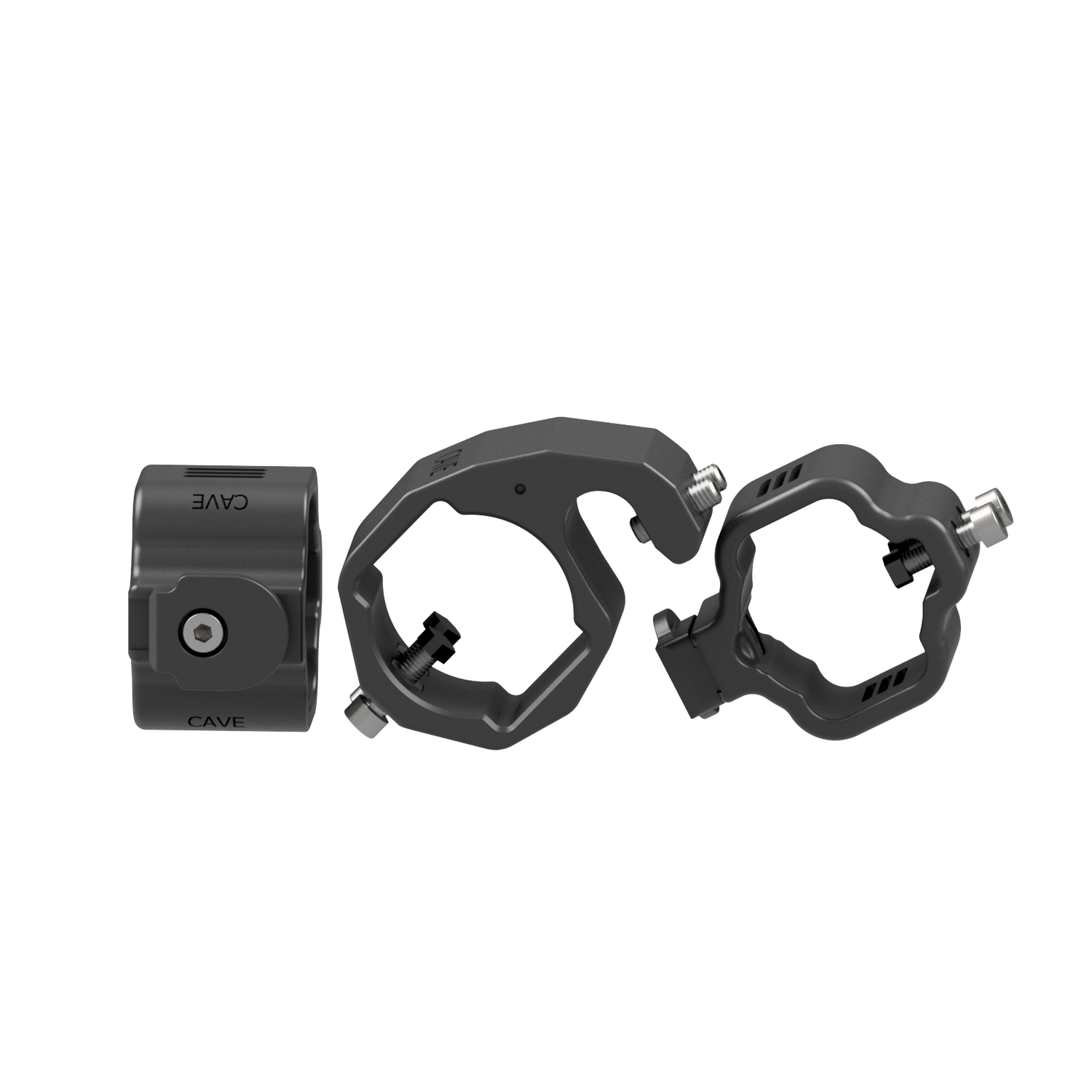 Soportes de Linterna para Cascos de Bombero – Aluminio y Plástico