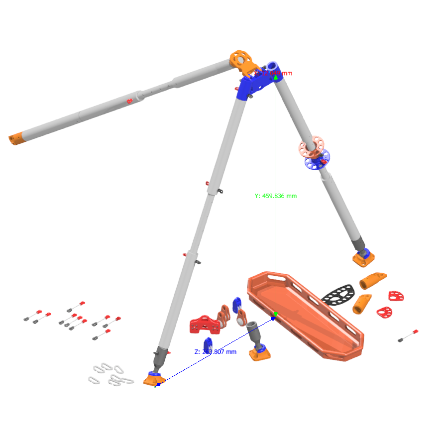 Maqueta Arizona Vortex Delgada Escala 1:6 – Capacitación Bomberos | Impresión 3D