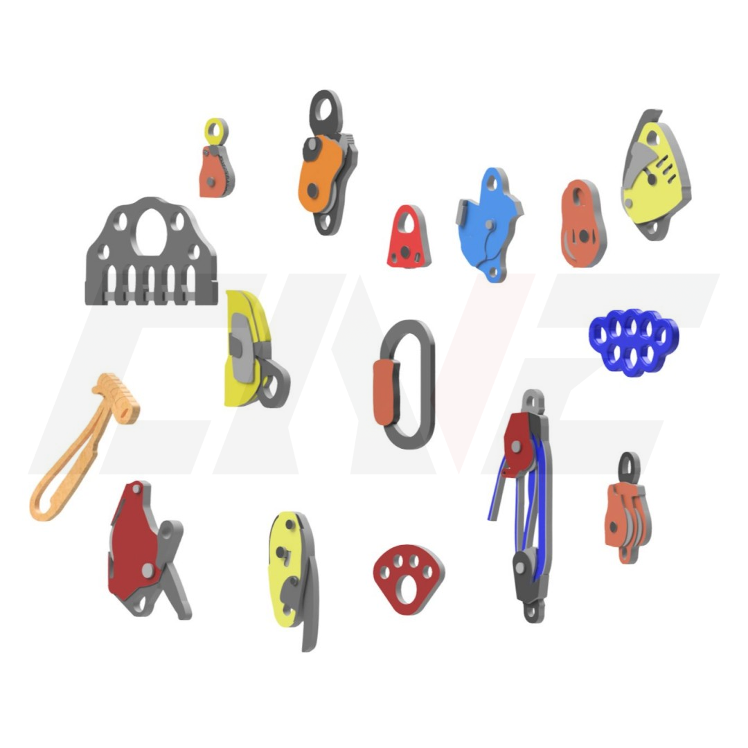 Vertical Rescue Training Board STL Set — 17 Scaled Rigging Pieces