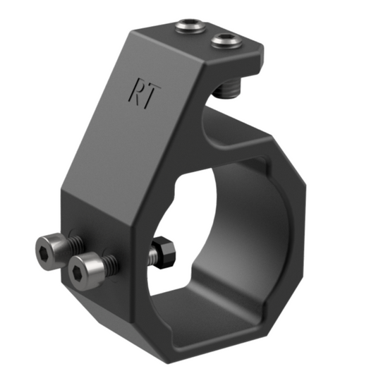 Soporte linterna aluminio casco americano