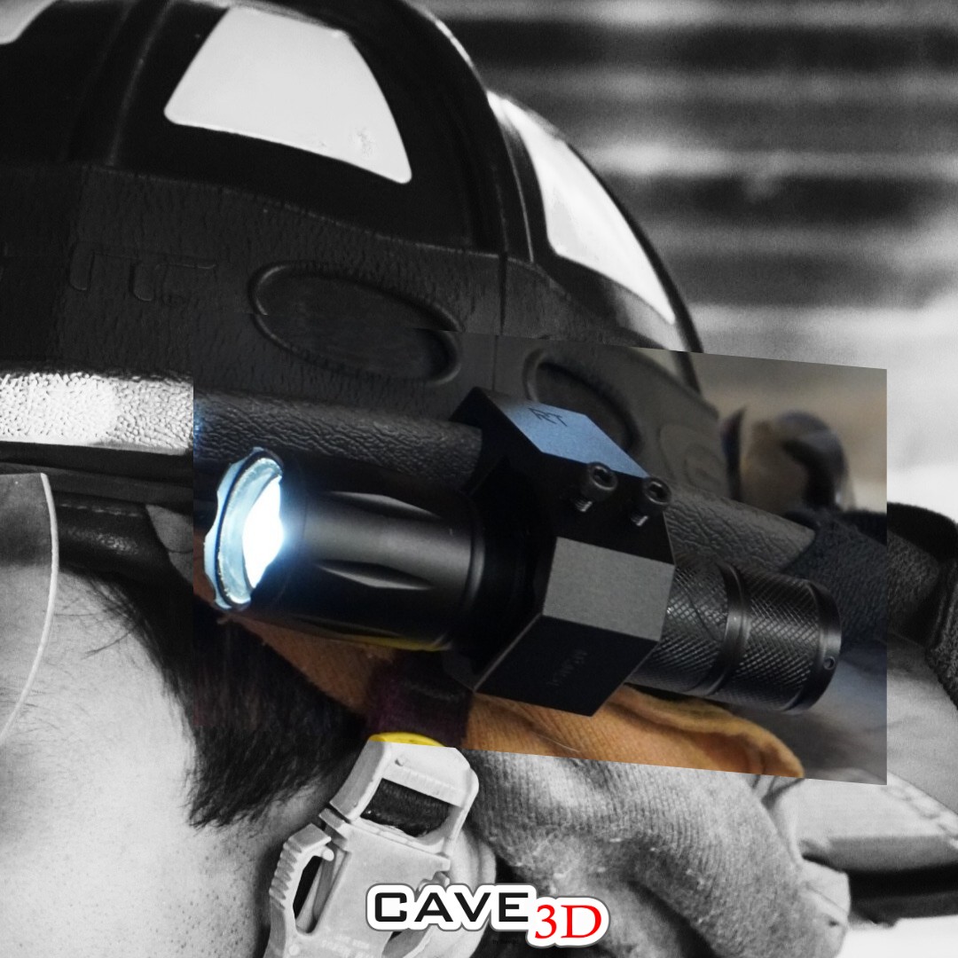 Soporte Linterna Casco Bombero Americano Aluminio 6061 – Cairns Bullard – Chile