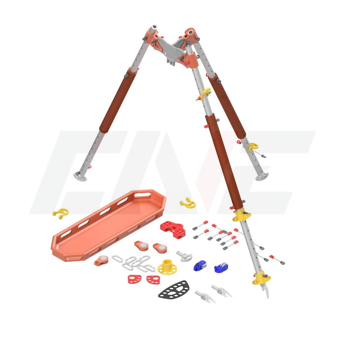 TerrAdaptor 1:6 Scale Model – Tripod Bipod Monopod Functional Rescue Training Tool