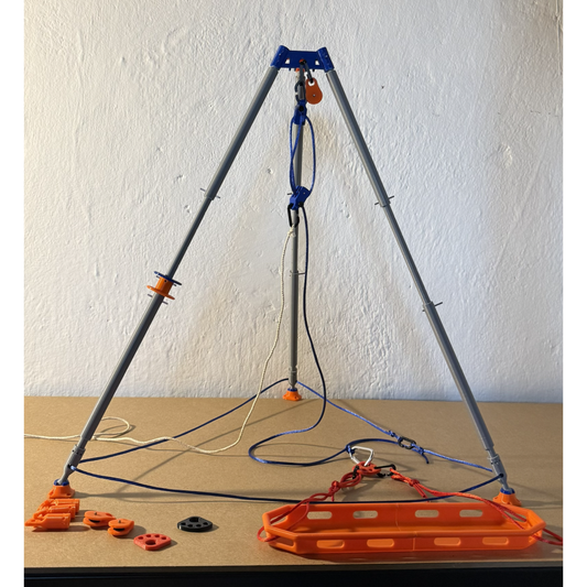 Maqueta Arizona Vortex Escala 1:6 – Capacitación Bomberos | Impresión 3D PETG | Chile